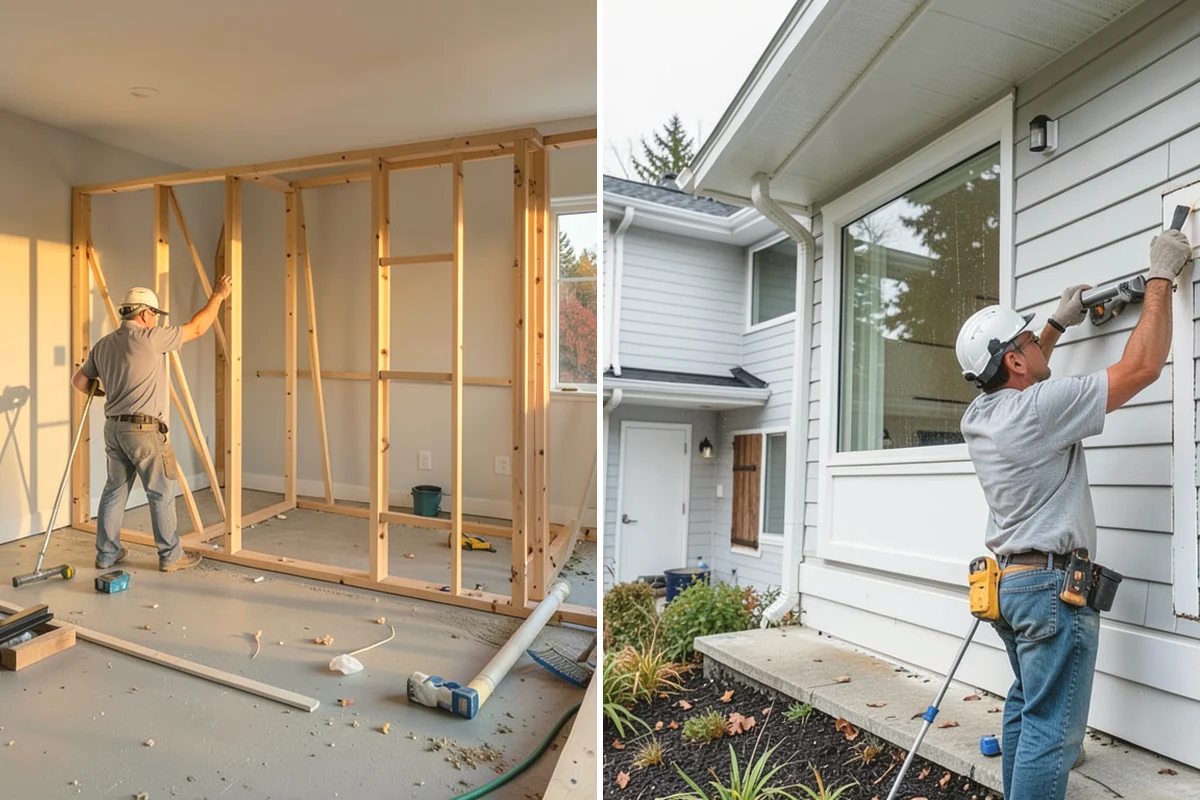Ceiling Painting in Duvall, King County, WA - Cover floors and furniture and mask wall lines