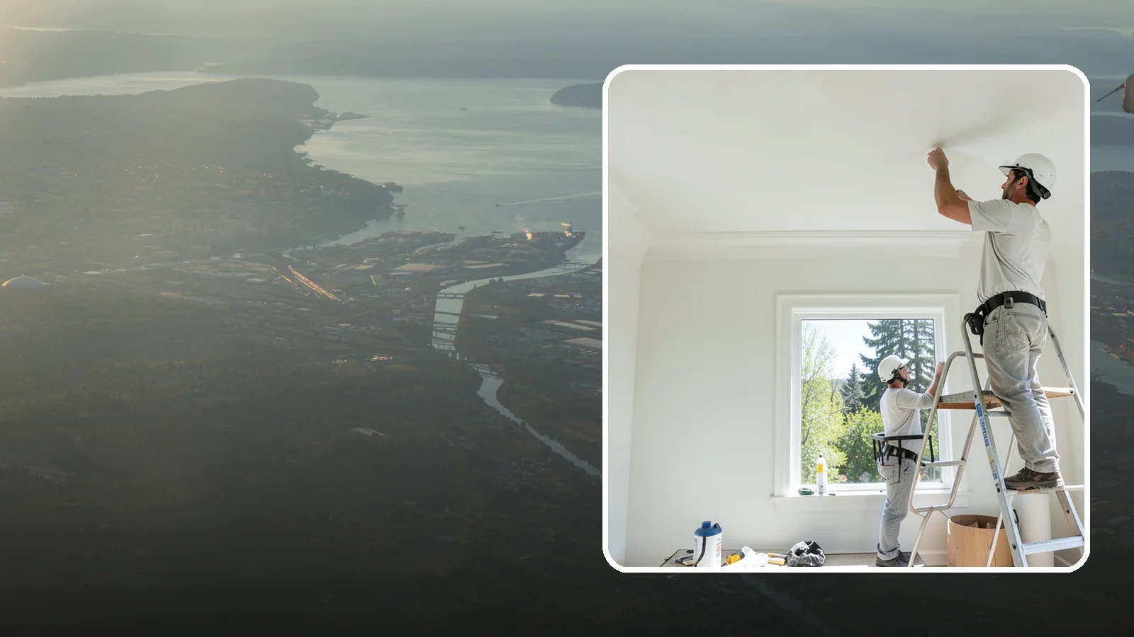 Ceiling Painting in Fife, Pierce County, WA - Ceiling painting brightens rooms and covers stains, patches, and years of accumulated dust.