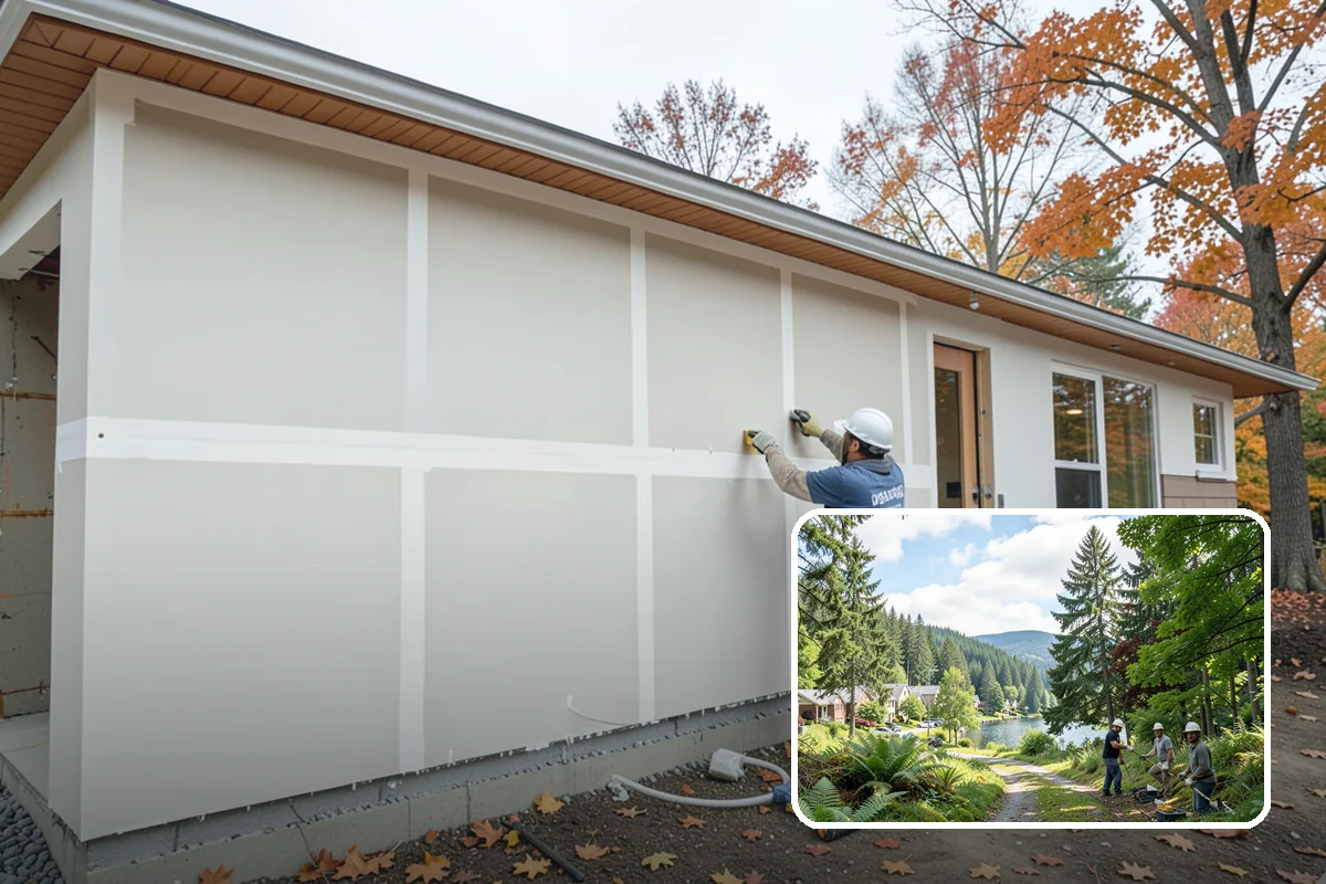 Ceiling Painting in Lake Forest Park, King County, WA - Stain-blocking primer that seals water marks and smoke