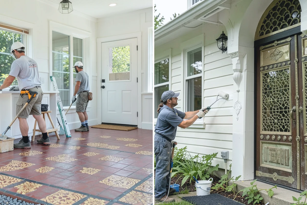 Ceiling Painting in Medina, King County, WA - Cover floors and furniture and mask wall lines