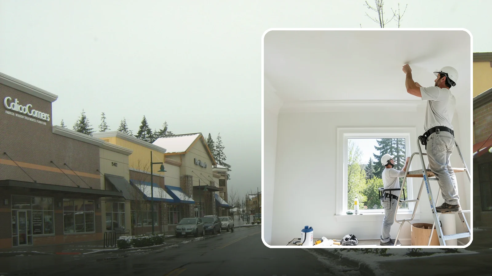 Ceiling Painting in Mill Creek, Snohomish County, WA - Ceiling painting brightens rooms and covers stains, patches, and years of accumulated dust.