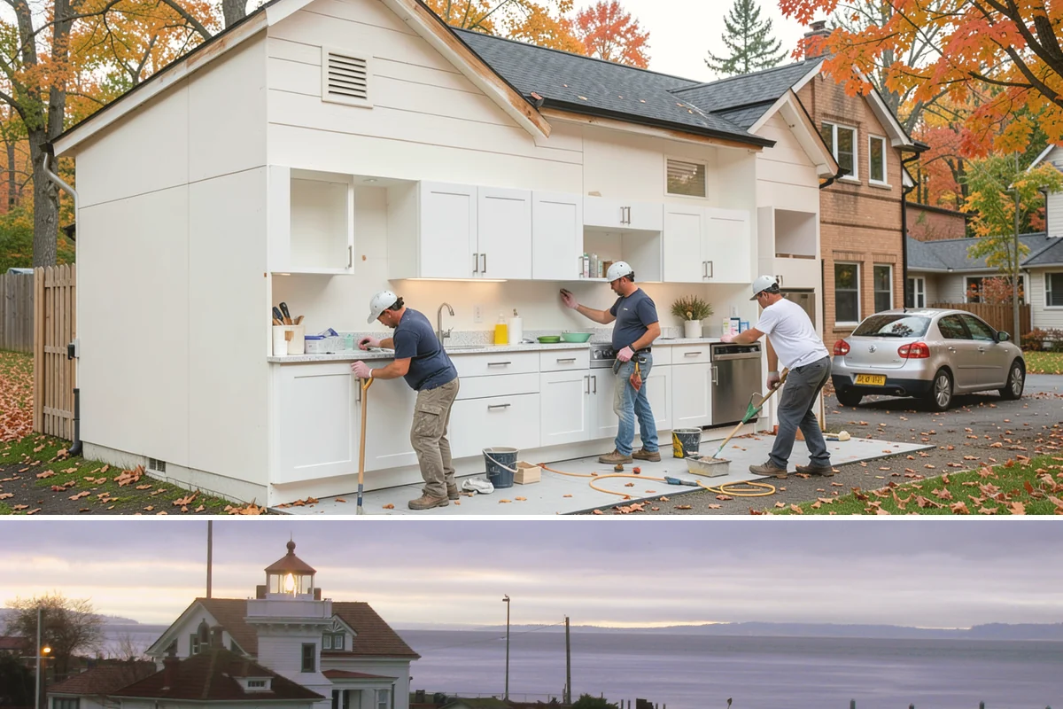 Ceiling Painting in Mukilteo, Snohomish County, WA - Ceiling work fits any time of year and is a great cool-season project while exterior painting waits for drier weather.