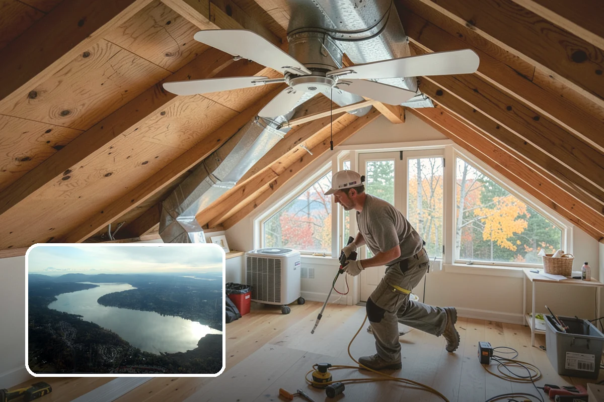 Ceiling Painting in Sammamish, King County, WA - Stain-blocking primer that seals water marks and smoke