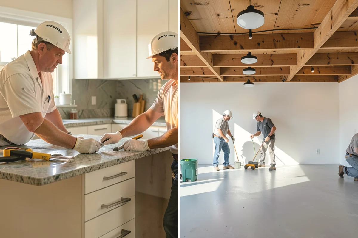 Ceiling Painting in Yarrow Point, King County, WA - Cover floors and furniture and mask wall lines