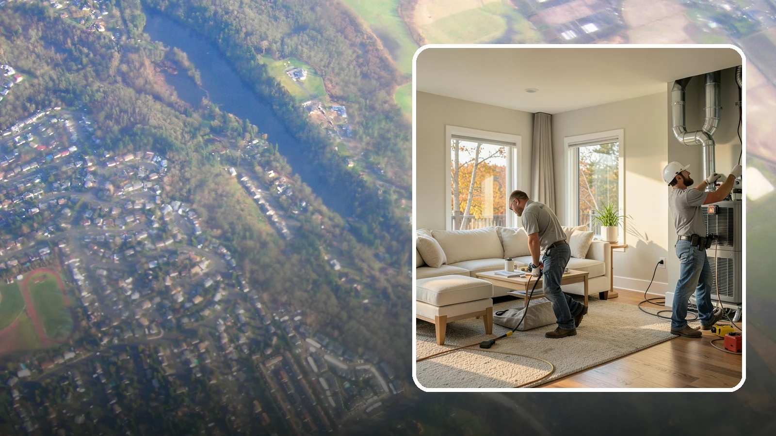 Central AC Installation in Algona, King County, WA - We install central air conditioning systems to keep your whole home comfortable during increasingly warm summers.
