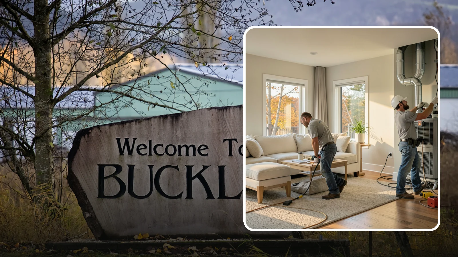 Central AC Installation in Buckley, Pierce County, WA - We install central air conditioning systems to keep your whole home comfortable during increasingly warm summers.