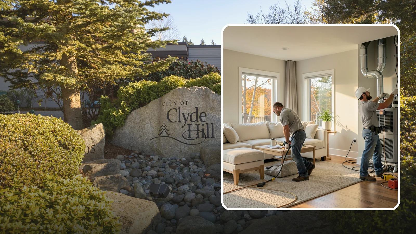 Central AC Installation in Clyde Hill, King County, WA - We install central air conditioning systems to keep your whole home comfortable during increasingly warm summers.