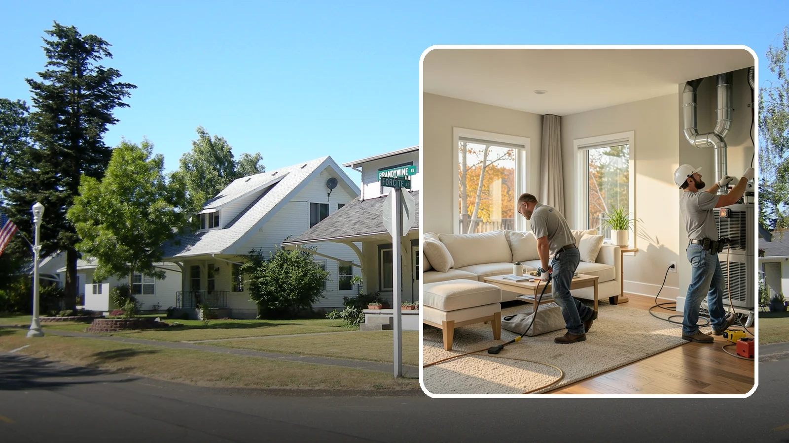 Central AC Installation in DuPont, Pierce County, WA - We install central air conditioning systems to keep your whole home comfortable during increasingly warm summers.