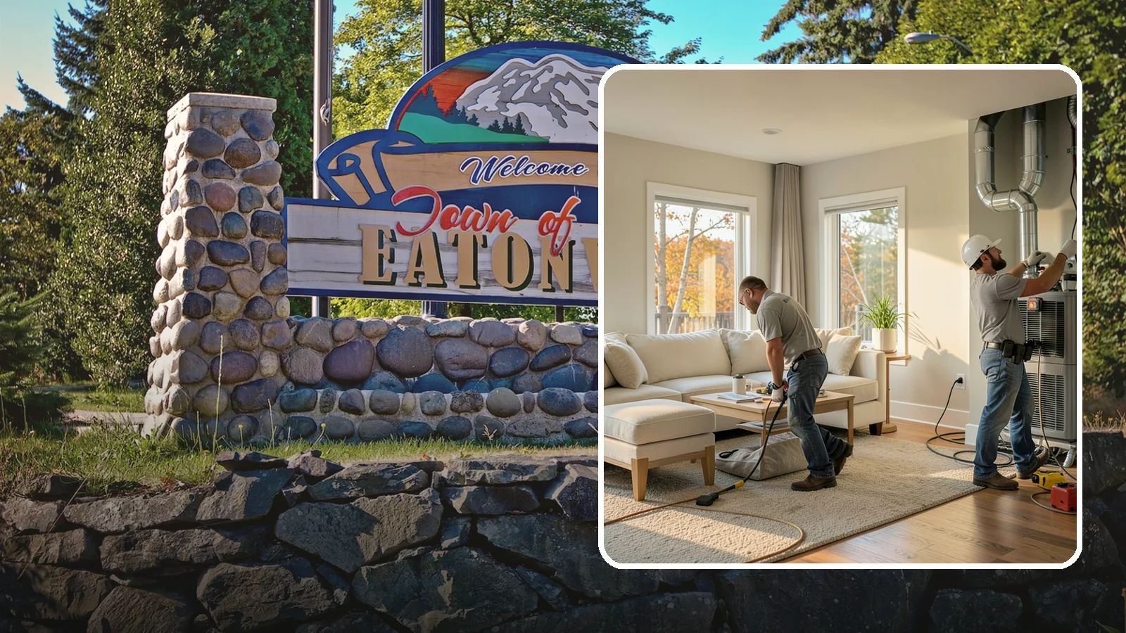 Central AC Installation in Eatonville, Pierce County, WA - We install central air conditioning systems to keep your whole home comfortable during increasingly warm summers.