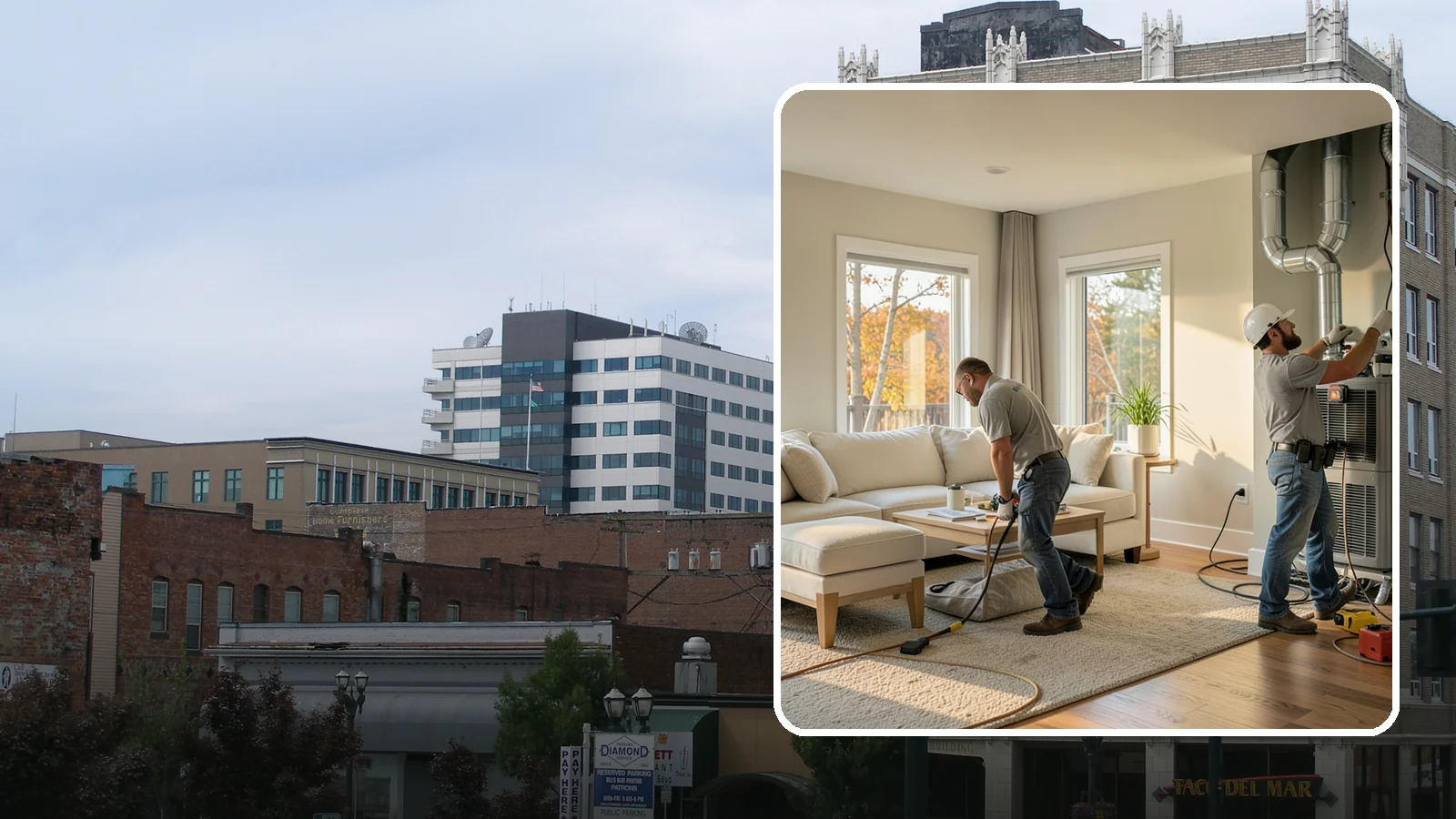 Central AC Installation in Everett, Snohomish County, WA - We install central air conditioning systems to keep your whole home comfortable during increasingly warm summers.