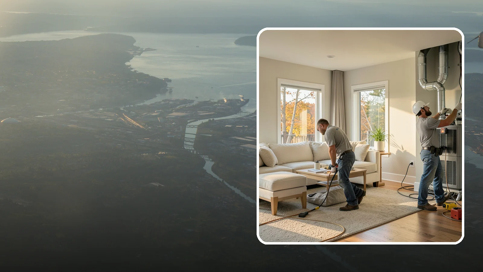 Central AC Installation in Fife, Pierce County, WA - We install central air conditioning systems to keep your whole home comfortable during increasingly warm summers.