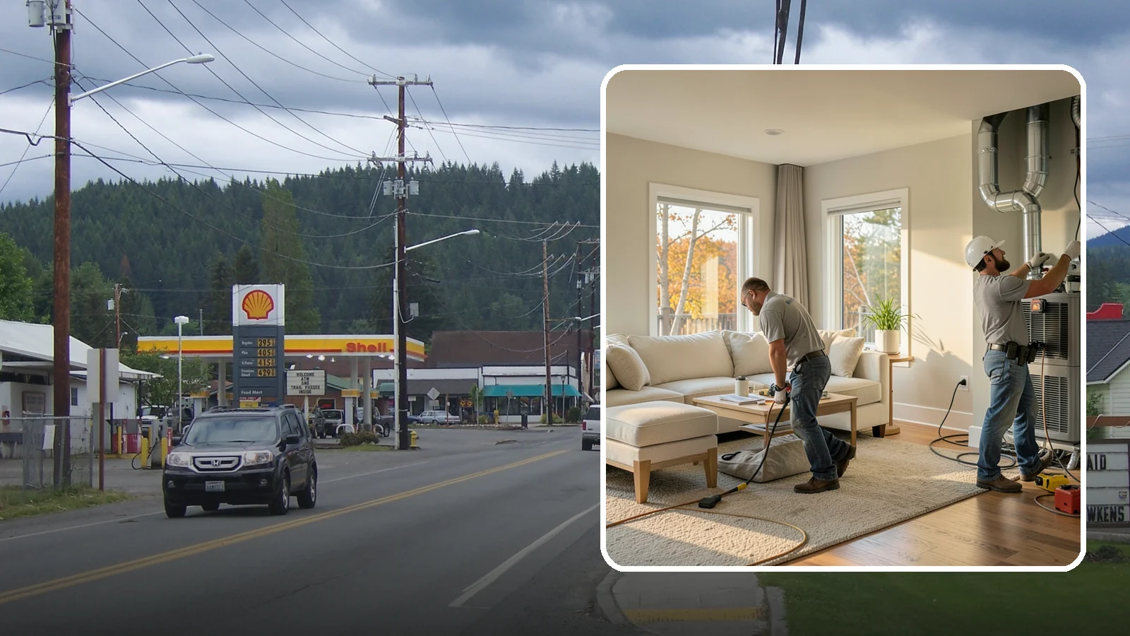 Central AC Installation in Granite Falls, Snohomish County, WA - We install central air conditioning systems to keep your whole home comfortable during increasingly warm summers.