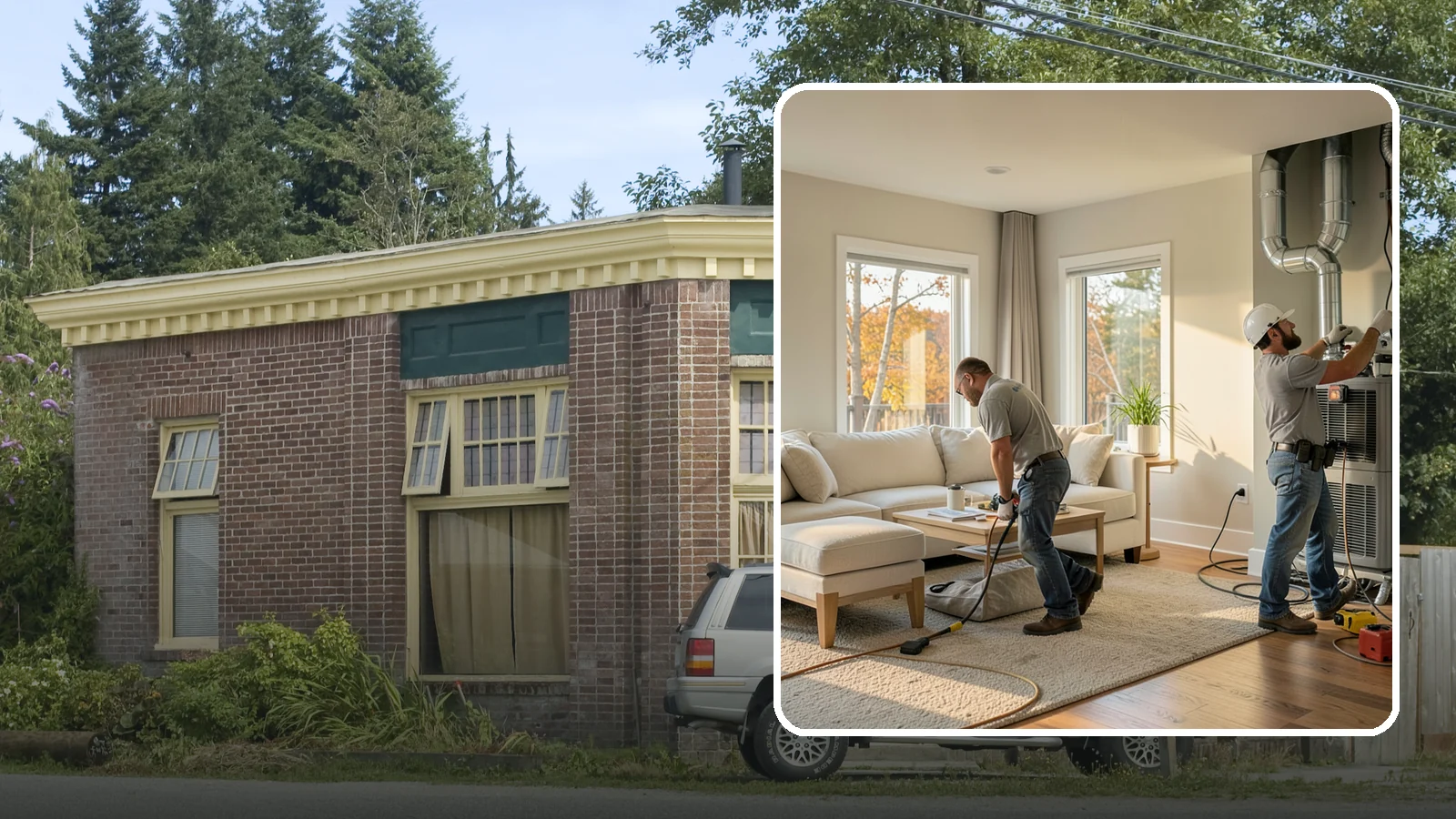 Central AC Installation in Hamilton, Skagit County, WA - We install central air conditioning systems to keep your whole home comfortable during increasingly warm summers.