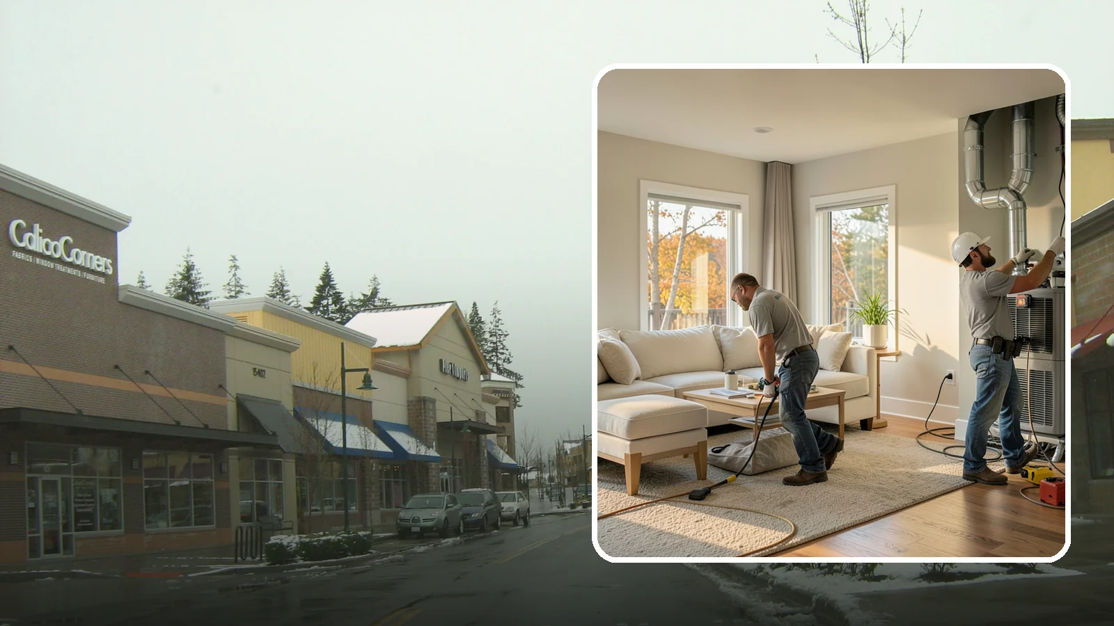 Central AC Installation in Mill Creek, Snohomish County, WA - We install central air conditioning systems to keep your whole home comfortable during increasingly warm summers.