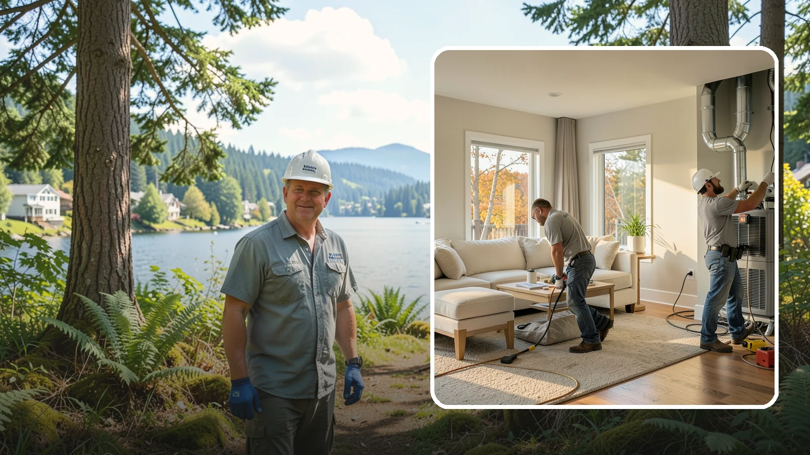 Central AC Installation in Milton, King County, WA - We install central air conditioning systems to keep your whole home comfortable during increasingly warm summers.
