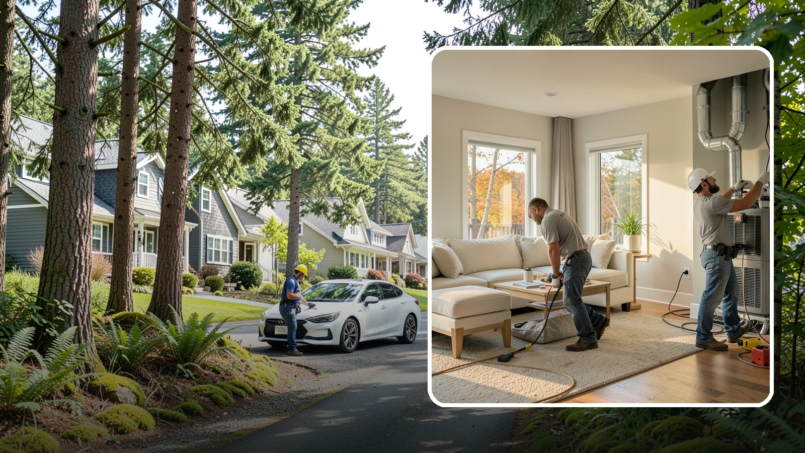 Central AC Installation in Normandy Park, King County, WA - We install central air conditioning systems to keep your whole home comfortable during increasingly warm summers.