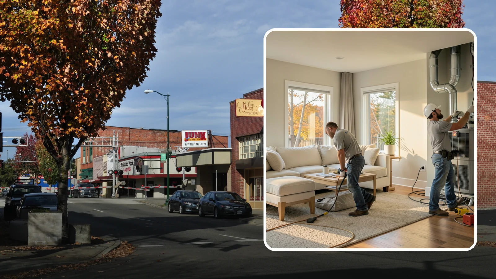 Central AC Installation in Puyallup, Pierce County, WA - We install central air conditioning systems to keep your whole home comfortable during increasingly warm summers.