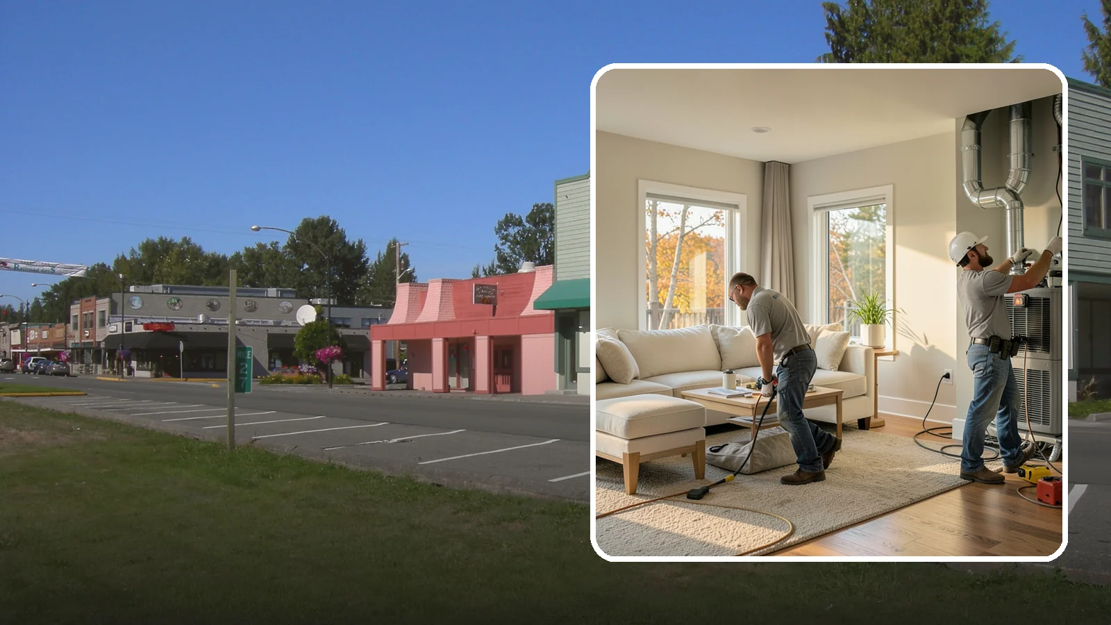 Central AC Installation in Snoqualmie, King County, WA - We install central air conditioning systems to keep your whole home comfortable during increasingly warm summers.