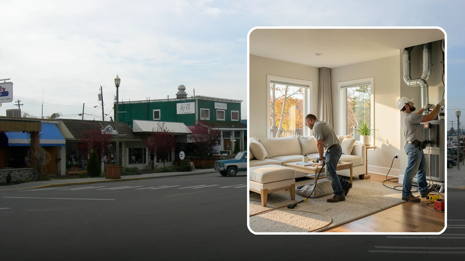 Central AC Installation in Stanwood, Snohomish County, WA - We install central air conditioning systems to keep your whole home comfortable during increasingly warm summers.