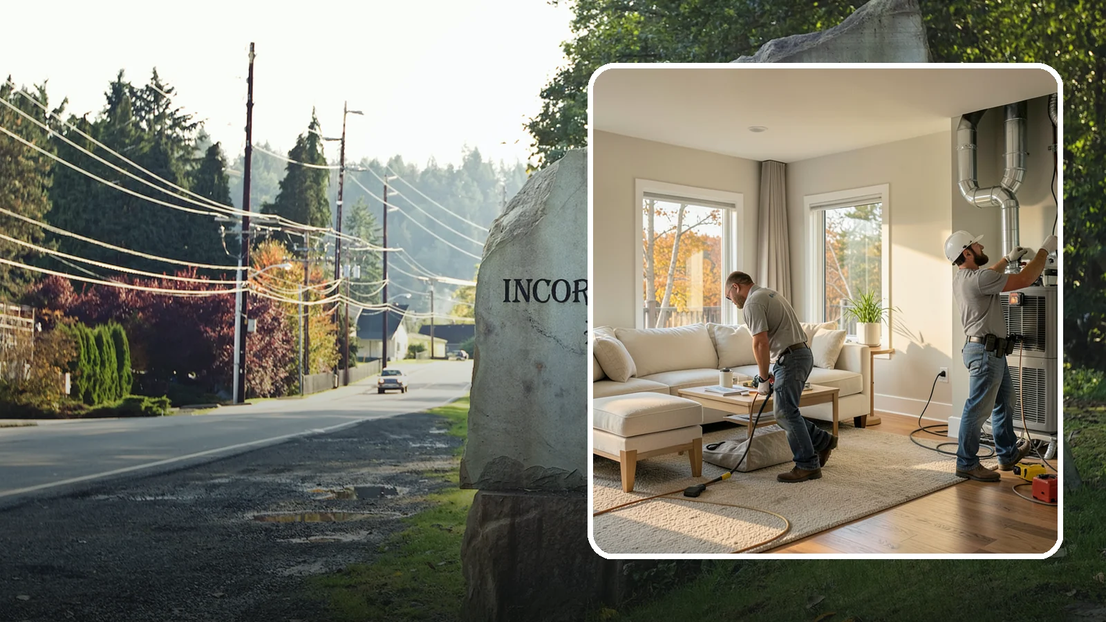 Central AC Installation in Wilkeson, Pierce County, WA - We install central air conditioning systems to keep your whole home comfortable during increasingly warm summers.