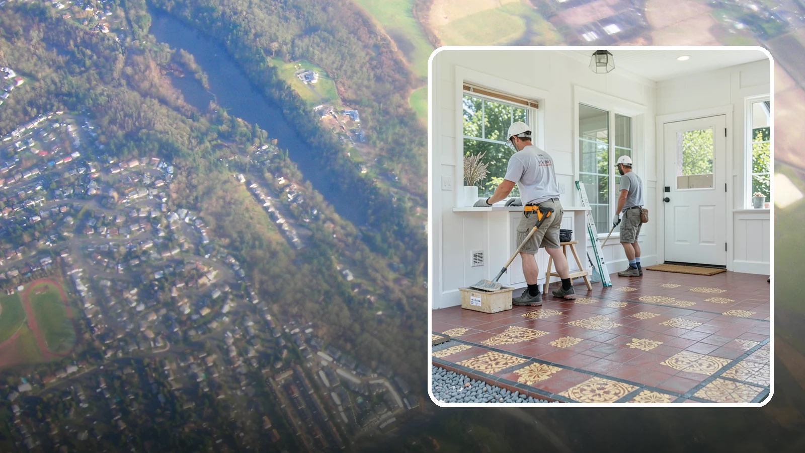 Ceramic Tile Flooring in Algona, King County, WA - Classic ceramic tile flooring that brings affordable, easy-care style to kitchens, baths, and entryways.