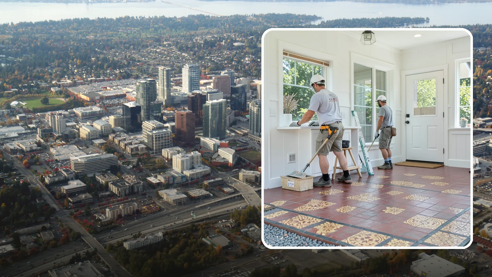 Ceramic Tile Flooring in Bellevue, King County, WA - Classic ceramic tile flooring that brings affordable, easy-care style to kitchens, baths, and entryways.