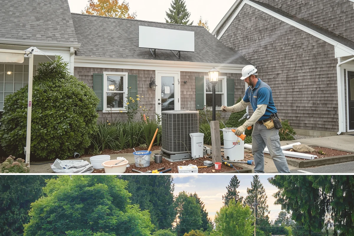 Ceramic Tile Flooring in Bonney Lake, Pierce County, WA - Ceramic tile can go in during any part of the year, with cooler months only extending mortar and grout curing slightly.