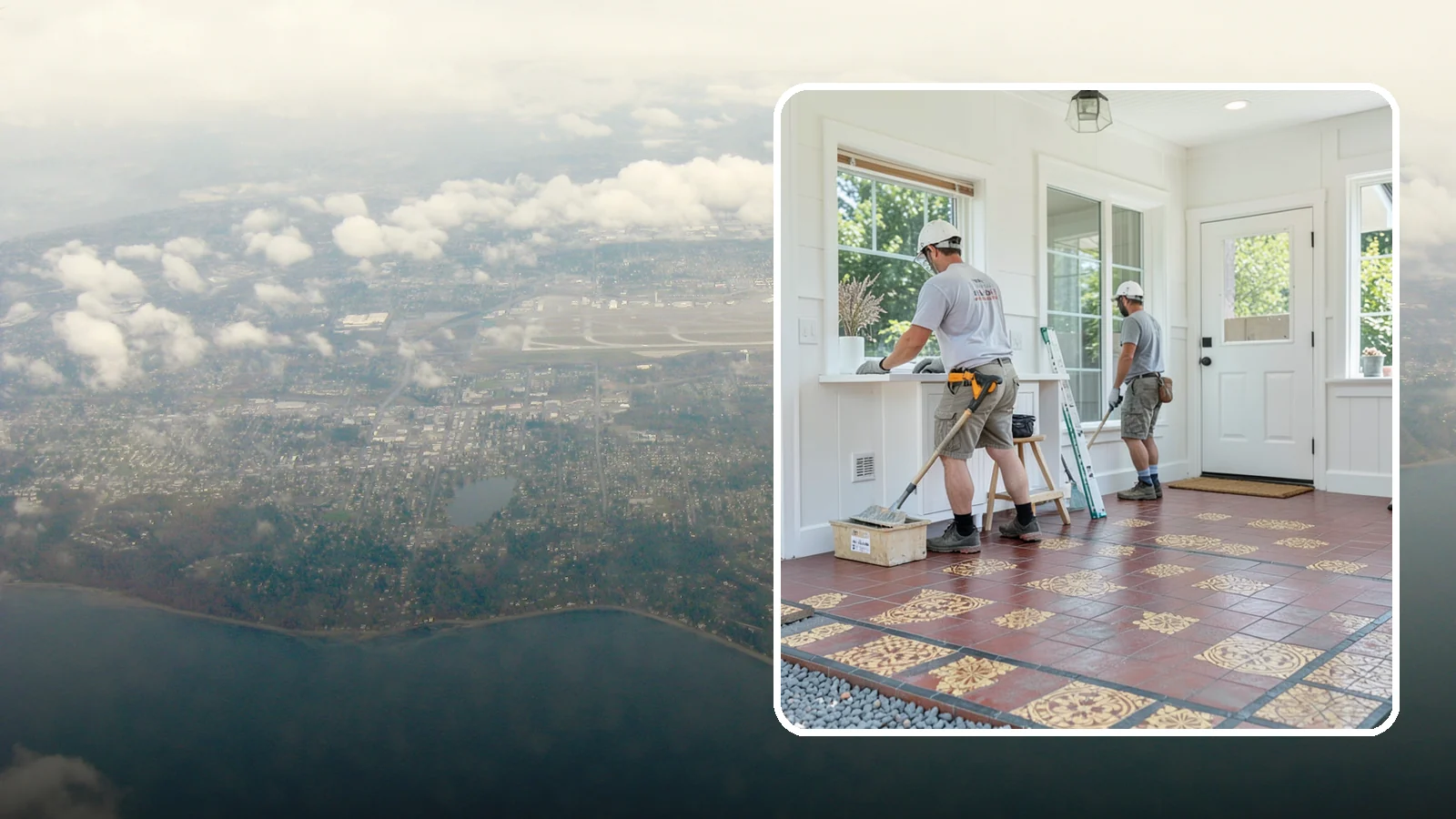 Ceramic Tile Flooring in Burien, King County, WA - Classic ceramic tile flooring that brings affordable, easy-care style to kitchens, baths, and entryways.