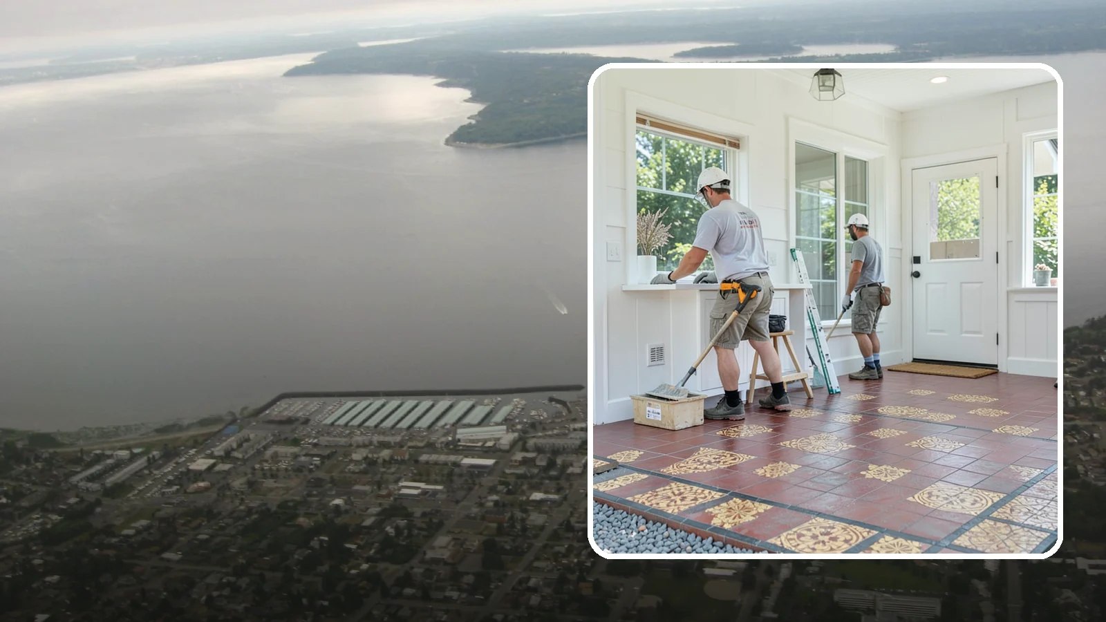 Ceramic Tile Flooring in Des Moines, King County, WA - Classic ceramic tile flooring that brings affordable, easy-care style to kitchens, baths, and entryways.