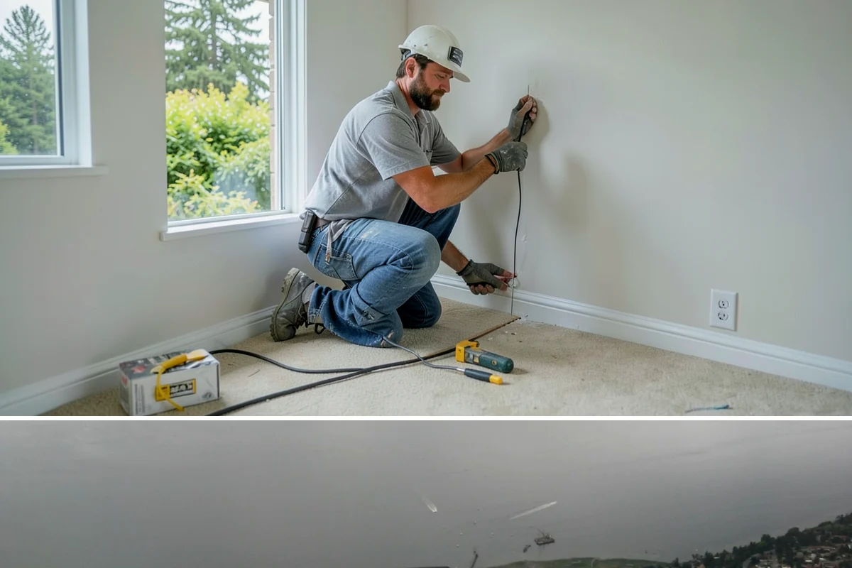 Ceramic Tile Flooring in Des Moines, King County, WA - Ceramic tile can go in during any part of the year, with cooler months only extending mortar and grout curing slightly.
