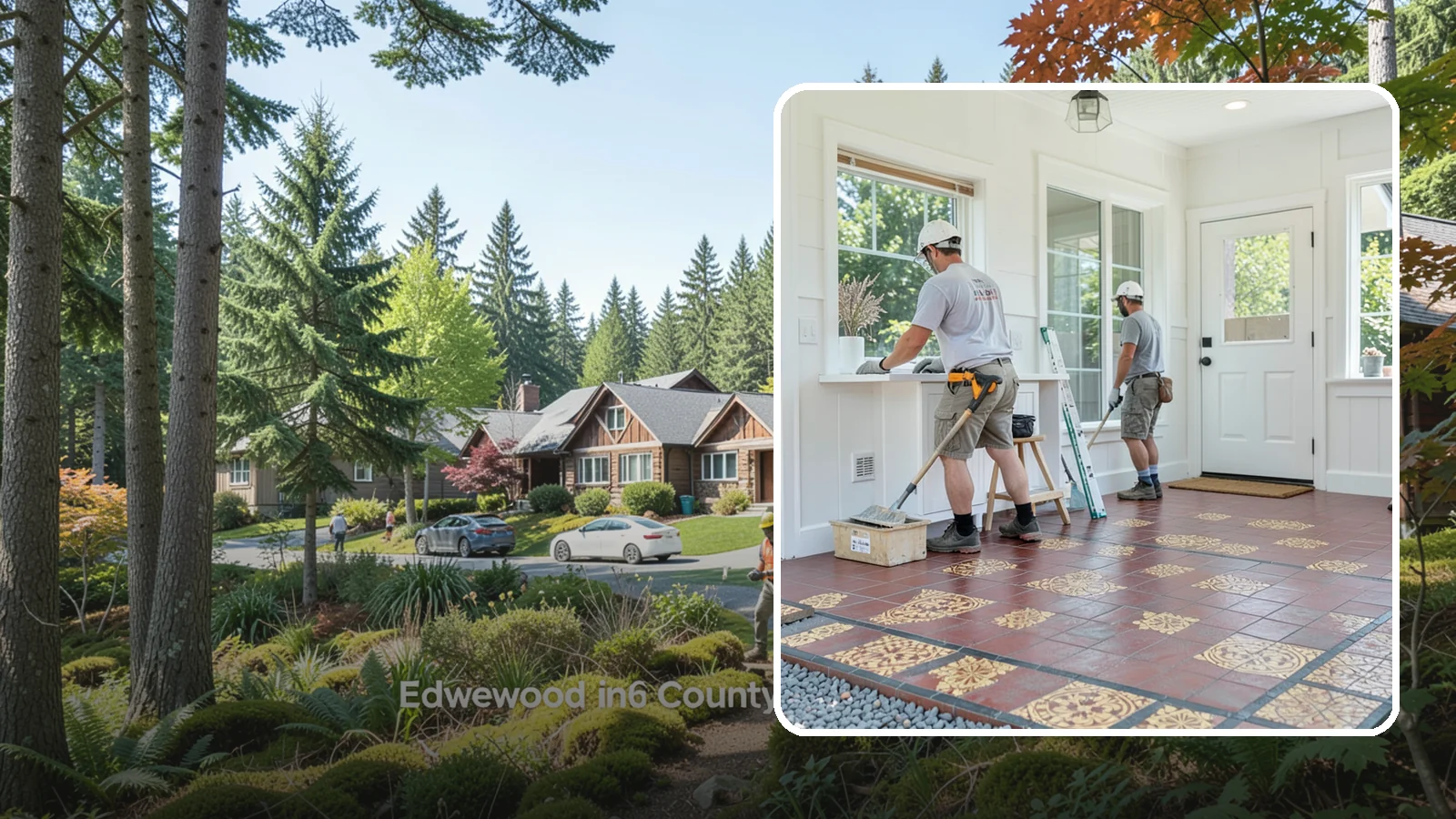 Ceramic Tile Flooring in Edgewood, Pierce County, WA - Classic ceramic tile flooring that brings affordable, easy-care style to kitchens, baths, and entryways.