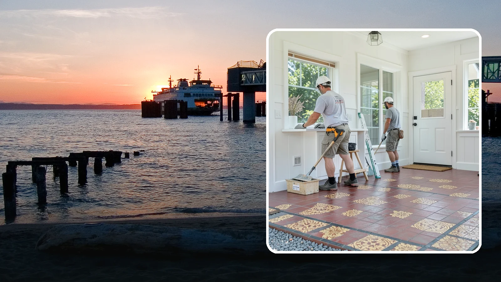 Ceramic Tile Flooring in Edmonds, Snohomish County, WA - Classic ceramic tile flooring that brings affordable, easy-care style to kitchens, baths, and entryways.