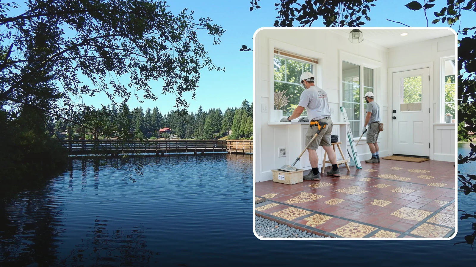 Ceramic Tile Flooring in Federal Way, King County, WA - Classic ceramic tile flooring that brings affordable, easy-care style to kitchens, baths, and entryways.