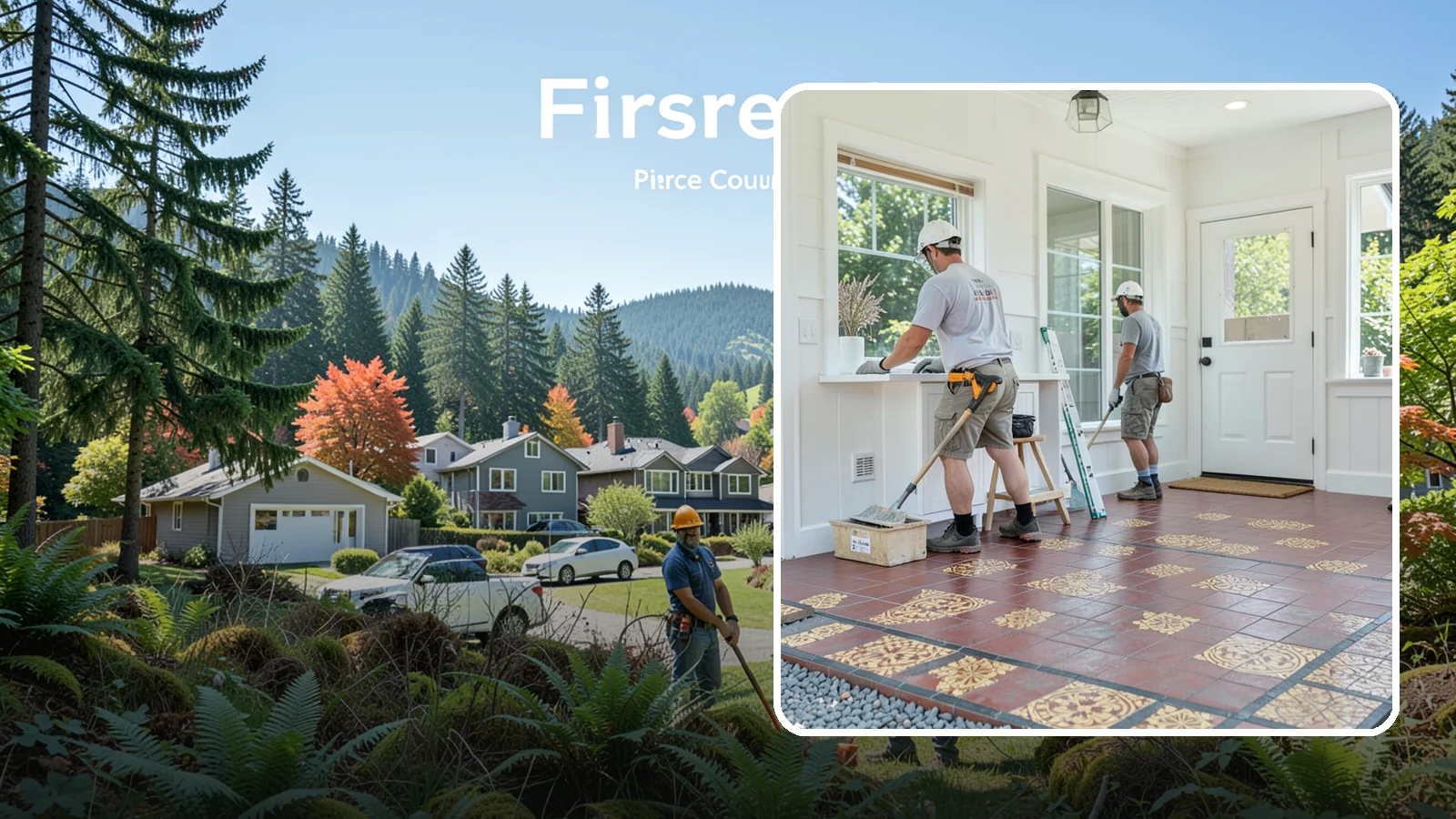 Ceramic Tile Flooring in Fircrest, Pierce County, WA - Classic ceramic tile flooring that brings affordable, easy-care style to kitchens, baths, and entryways.