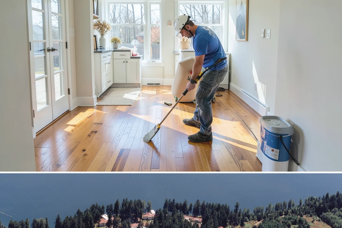 Ceramic Tile Flooring in Lakewood, Pierce County, WA - Ceramic tile can go in during any part of the year, with cooler months only extending mortar and grout curing slightly.