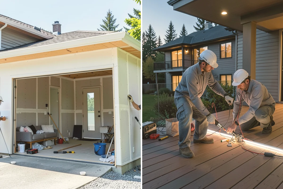 Ceramic Tile Flooring in Langley, Island County, WA - Level and prime the substrate