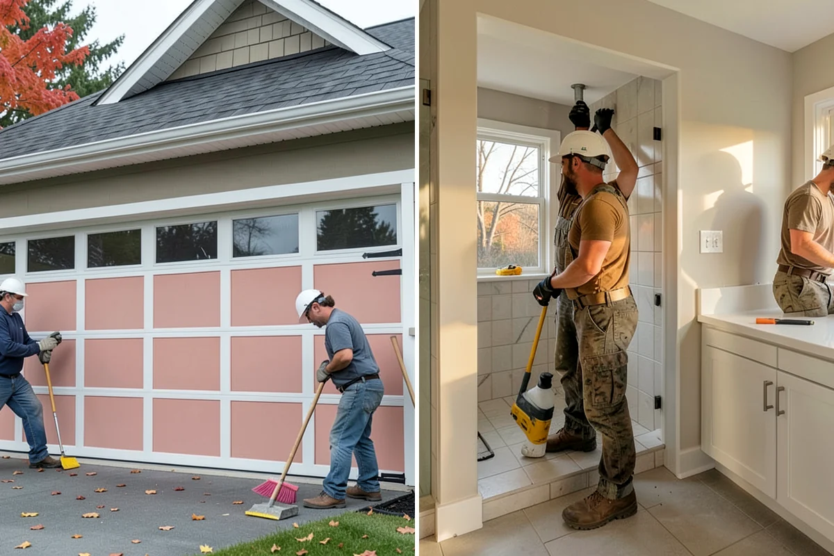 Ceramic Tile Flooring in Lyman, Skagit County, WA - Level and prime the substrate