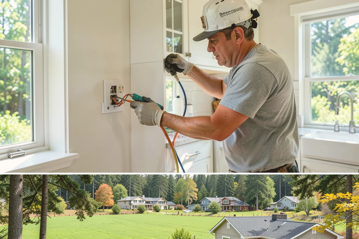 Ceramic Tile Flooring in Lyman, Skagit County, WA - Ceramic tile can go in during any part of the year, with cooler months only extending mortar and grout curing slightly.
