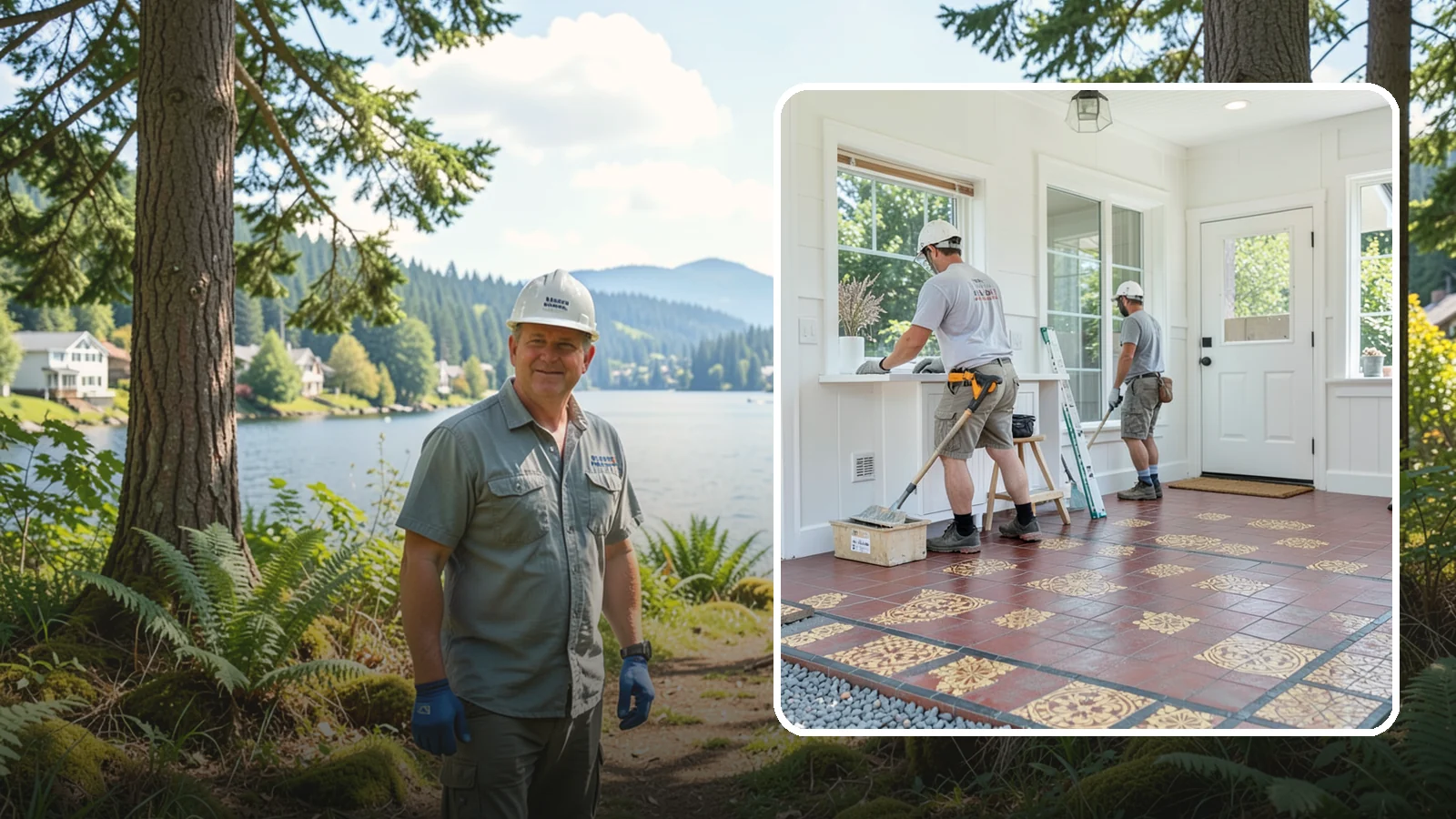 Ceramic Tile Flooring in Milton, King County, WA - Classic ceramic tile flooring that brings affordable, easy-care style to kitchens, baths, and entryways.