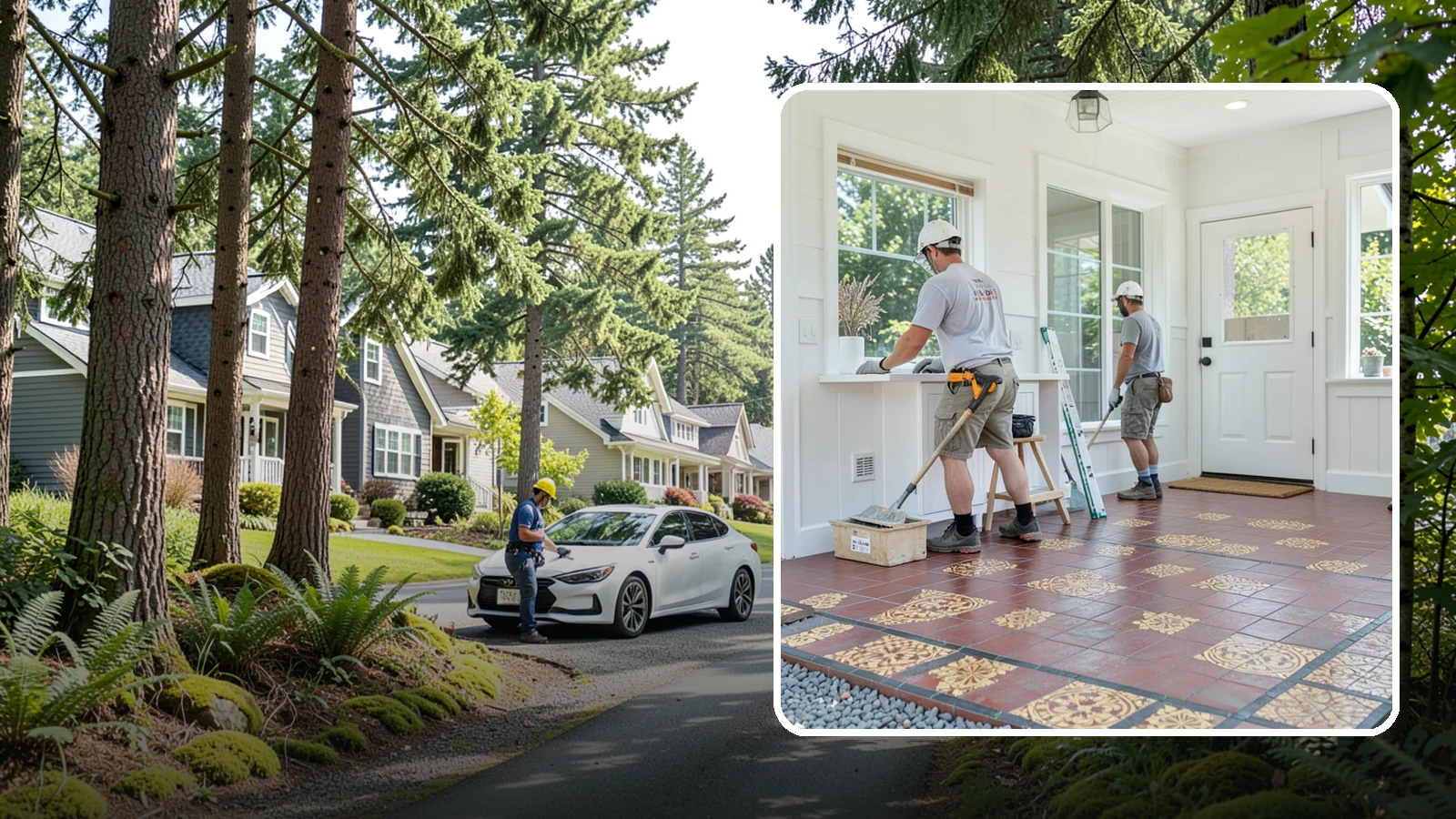 Ceramic Tile Flooring in Normandy Park, King County, WA - Classic ceramic tile flooring that brings affordable, easy-care style to kitchens, baths, and entryways.