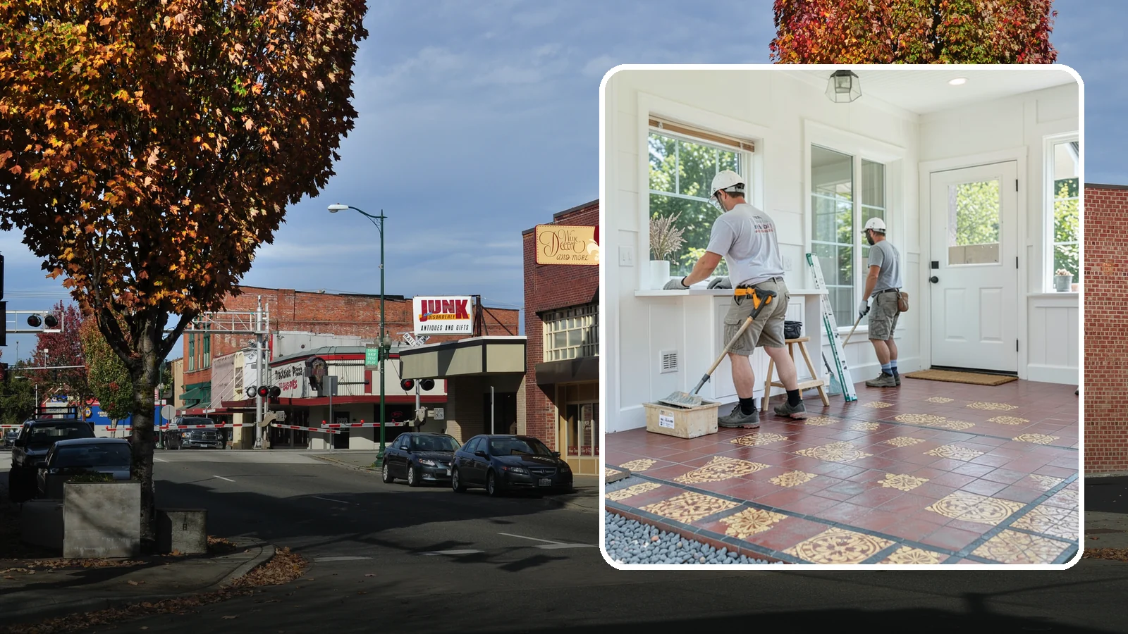 Ceramic Tile Flooring in Puyallup, Pierce County, WA - Classic ceramic tile flooring that brings affordable, easy-care style to kitchens, baths, and entryways.