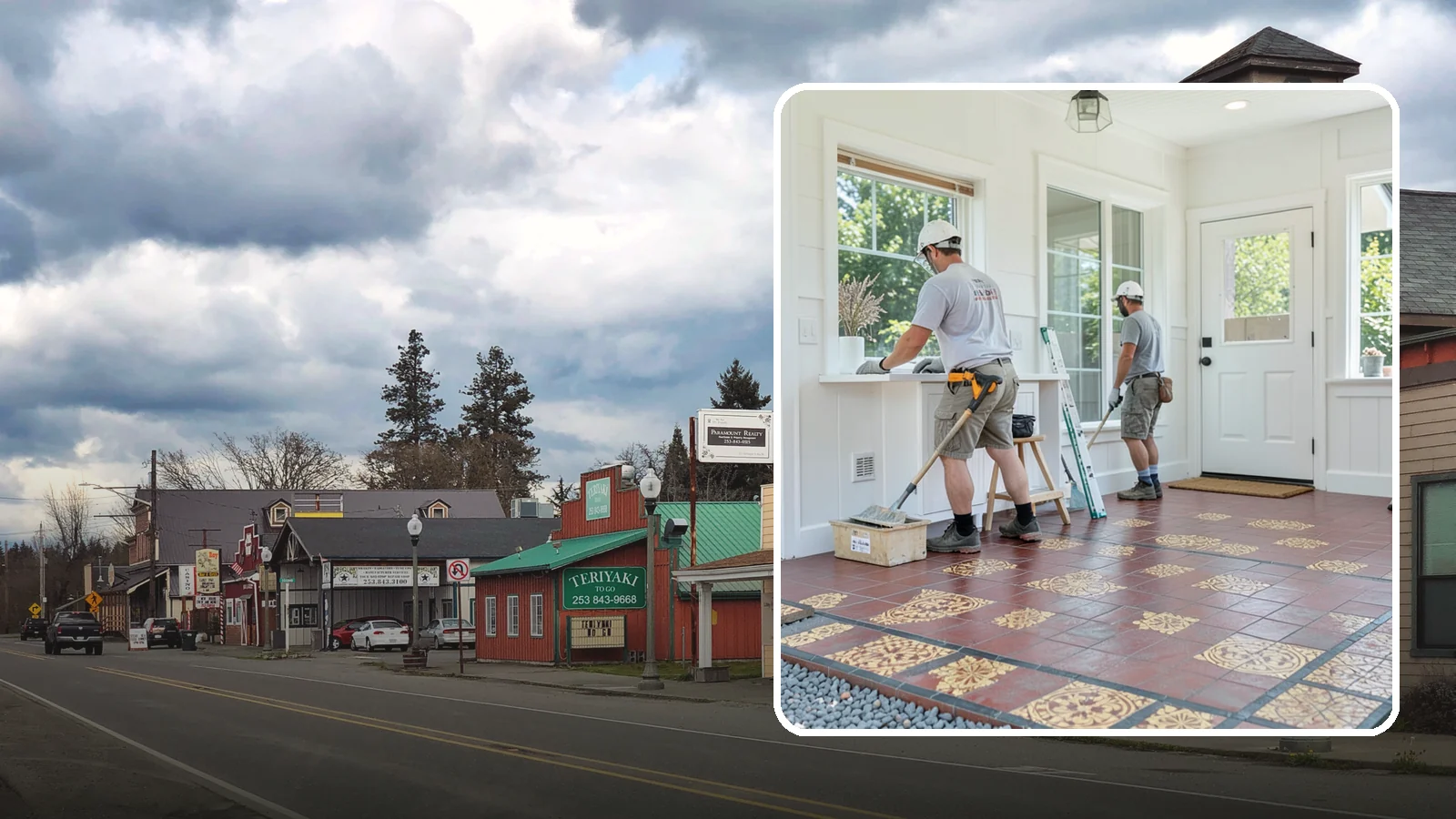 Ceramic Tile Flooring in Roy, Pierce County, WA - Classic ceramic tile flooring that brings affordable, easy-care style to kitchens, baths, and entryways.