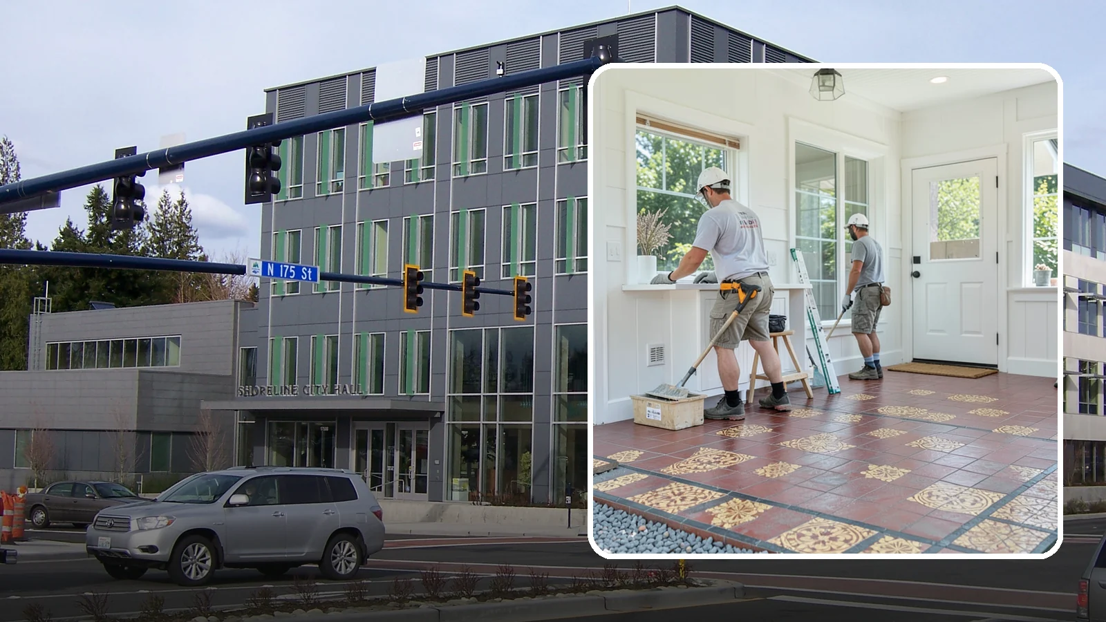 Ceramic Tile Flooring in Shoreline, King County, WA - Classic ceramic tile flooring that brings affordable, easy-care style to kitchens, baths, and entryways.
