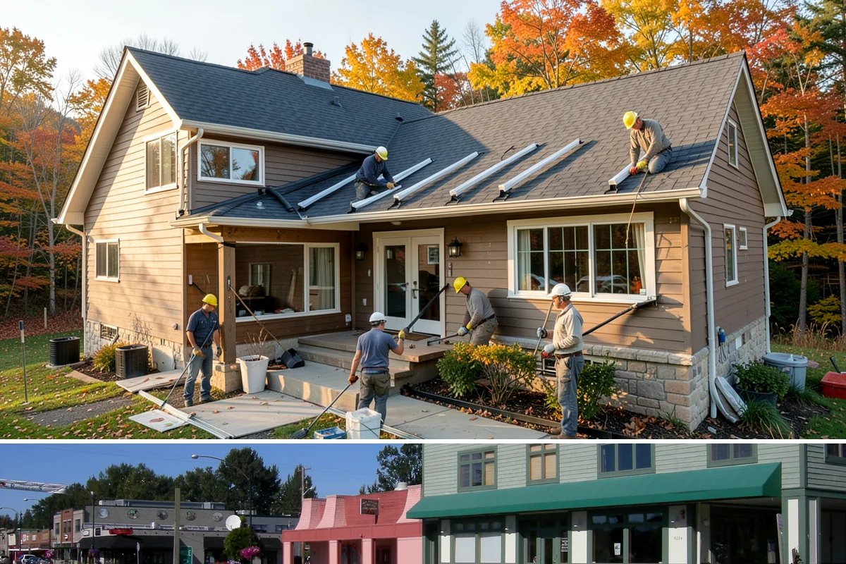 Ceramic Tile Flooring in Snoqualmie, King County, WA - Ceramic tile can go in during any part of the year, with cooler months only extending mortar and grout curing slightly.