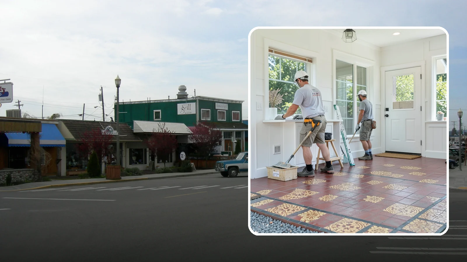 Ceramic Tile Flooring in Stanwood, Snohomish County, WA - Classic ceramic tile flooring that brings affordable, easy-care style to kitchens, baths, and entryways.