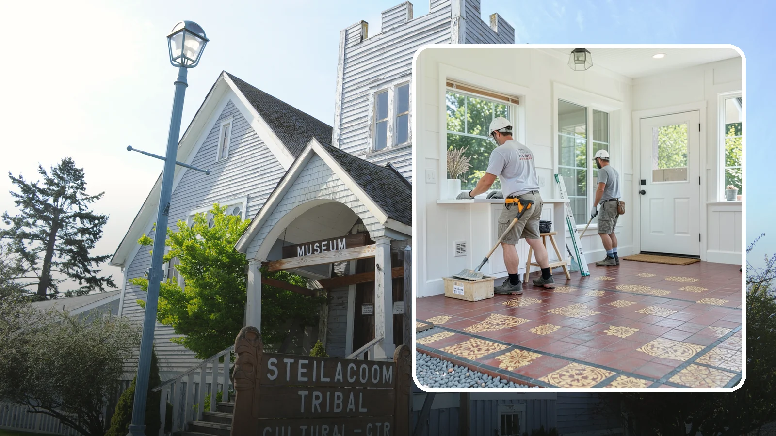 Ceramic Tile Flooring in Steilacoom, Pierce County, WA - Classic ceramic tile flooring that brings affordable, easy-care style to kitchens, baths, and entryways.