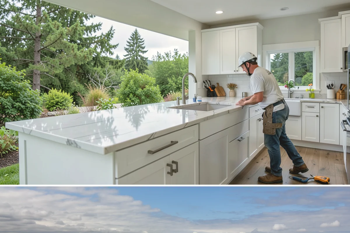 Ceramic Tile Flooring in University Place, Pierce County, WA - Ceramic tile can go in during any part of the year, with cooler months only extending mortar and grout curing slightly.