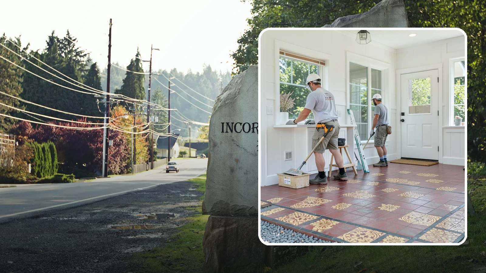 Ceramic Tile Flooring in Wilkeson, Pierce County, WA - Classic ceramic tile flooring that brings affordable, easy-care style to kitchens, baths, and entryways.