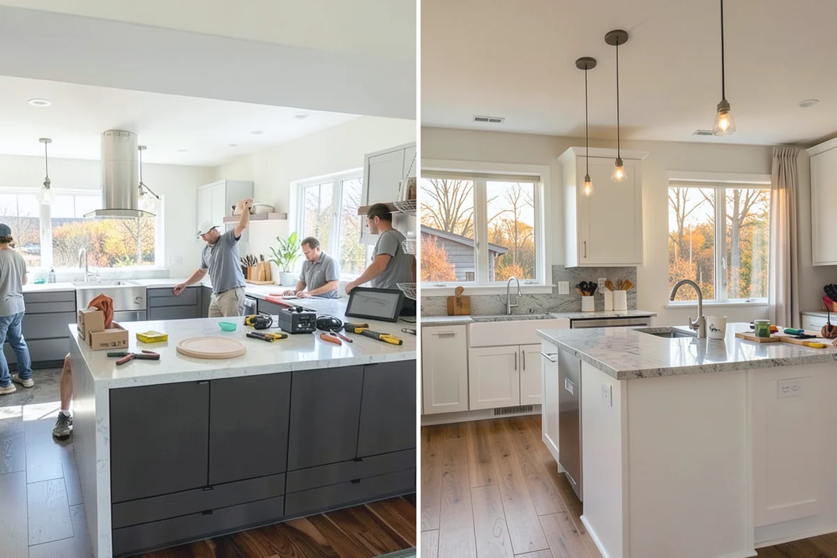 Ceramic Tile Flooring in Woodinville, King County, WA - Level and prime the substrate