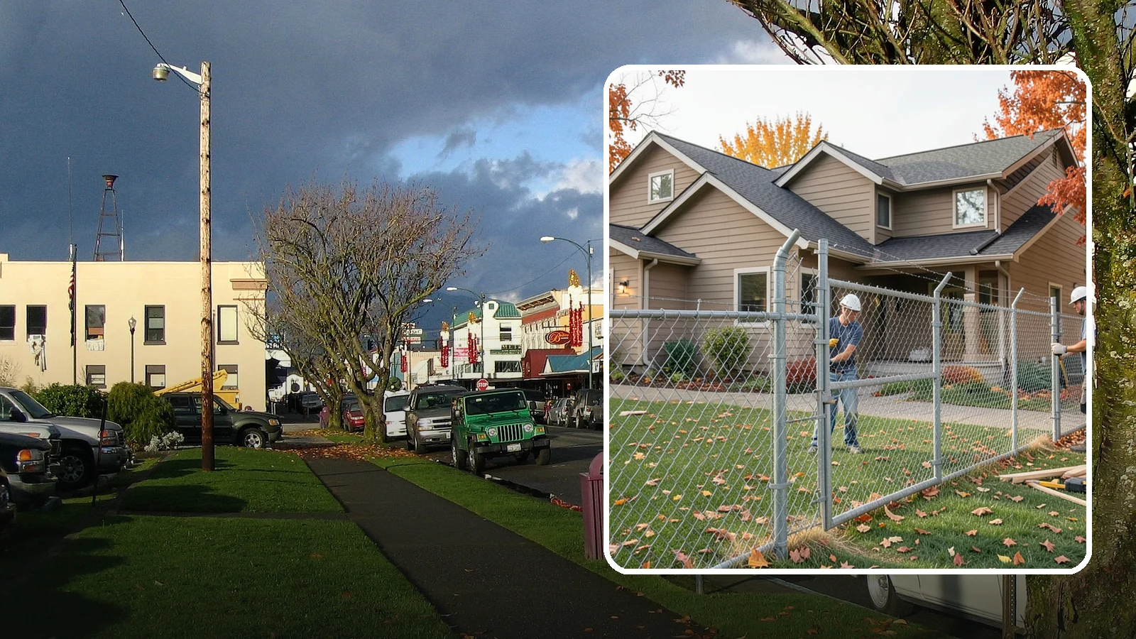 Chain Link Fence Installation in Arlington, Snohomish County, WA - A durable, cost-effective chain link fence that secures yards, pets, and property with minimal upkeep.